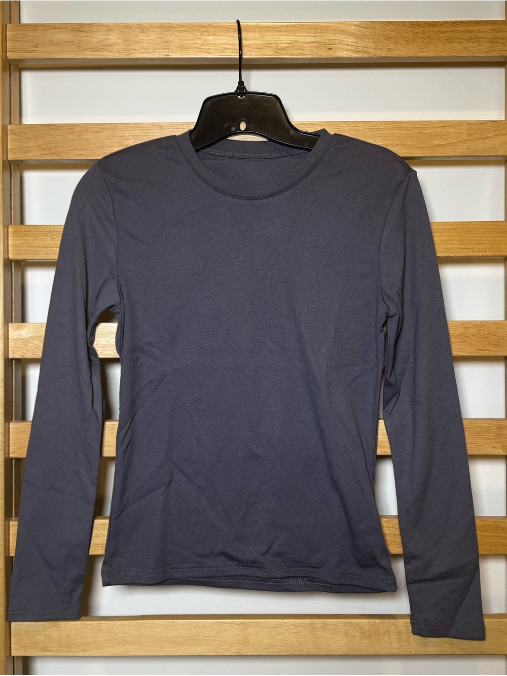 Women's Long Sleeve Crew Tee Shirts - Pack of two - one grey and one black. SOFT